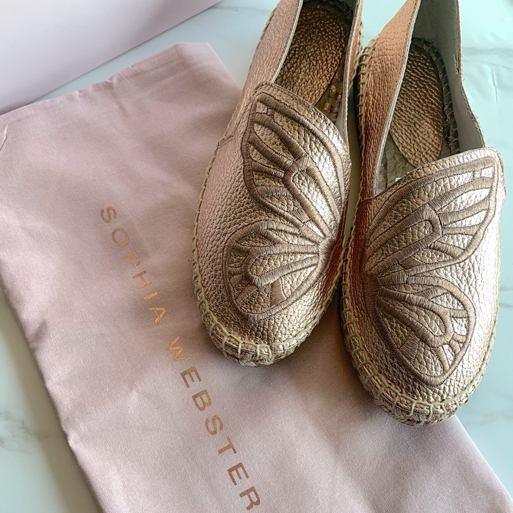 Sophia Webster Butterfly Embroidered Espadrilles